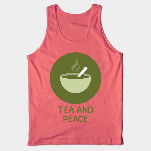 Tea and Peace Tank Top by Octeapus